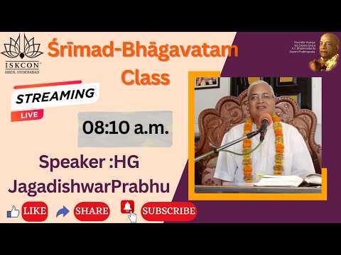 Srimad Bhagavatam Class | SB 5.17.02 | HG Jagadishwar Prabhu | 14-02-2026 | ISKCON Abids Hyderabad