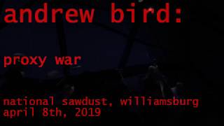 Andrew Bird - Proxy War - National Sawdust Williamsburg April 8 2019