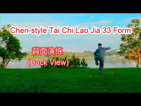 Chen-style Tai Chi Lao Jia 33 Form (Back View)  陈氏太极老架33式（背面) : Beginner Tai Chi Form