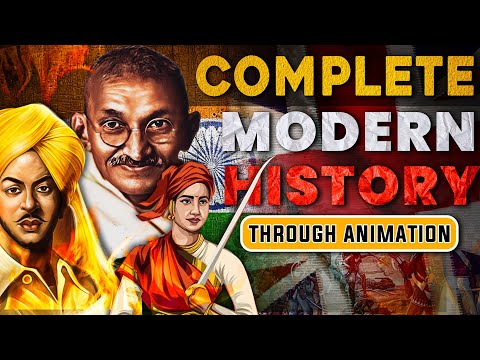 Complete Modern History for UPSC 1 Hour | SMART Revision through Animation | UPSC 2024-25 | OnlyIAS