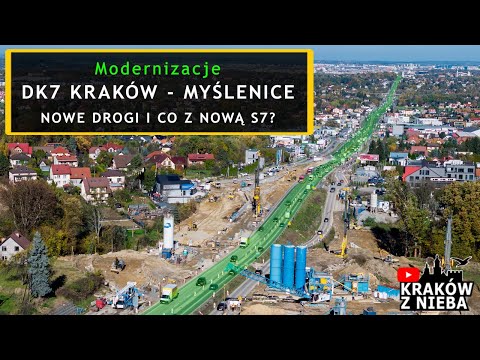 Modernizacja DK7 Kraków  - Myślenice + nowe drogi lokalne. I co z S7 Kraków - Myślenice?