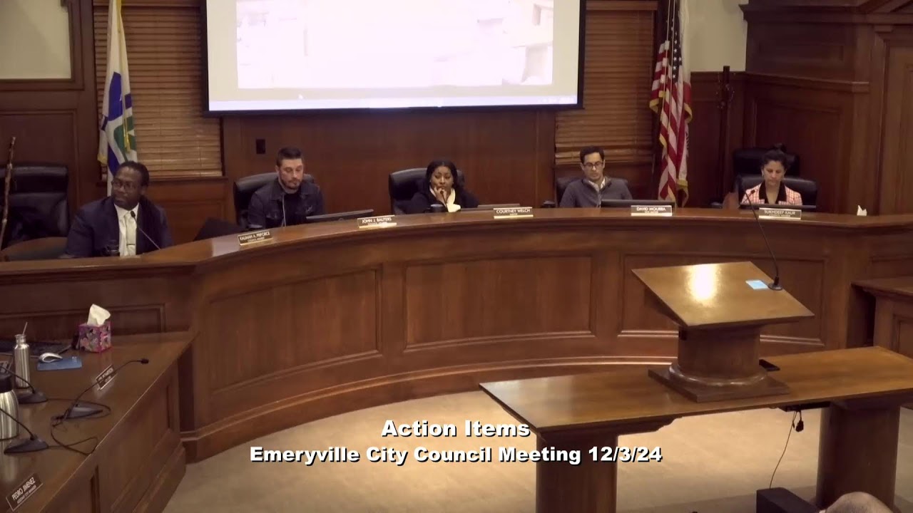 City Council Meeting - Emeryville, CA - December 3, 2024