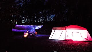 Campground Camping, Fishing, Cooking and the BIG Giant Spider!
