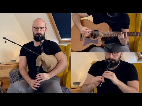 Gordon duncan's tune on twist trap/ tin whistle and guitar folk