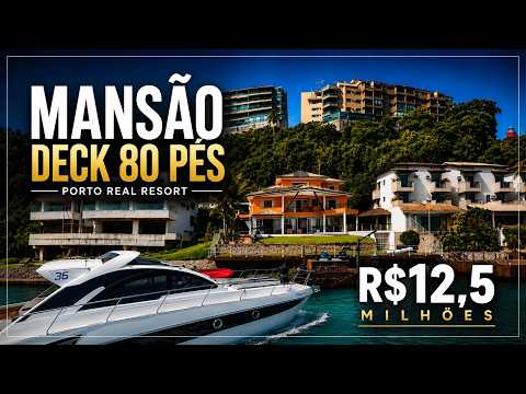 CASA À VENDA COM DECK PARA BARCO ATÉ 80 PÉS | PORTO REAL RESORT • COSTA VERDE • RJ