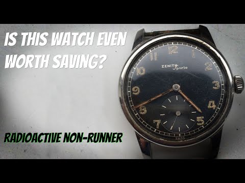 Radioactive, not running... is this watch even worth saving?