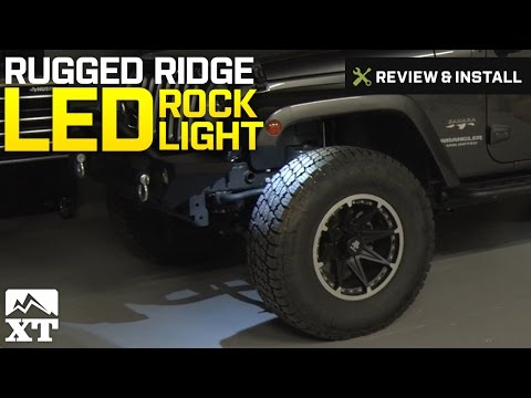 Jeep Wrangler Rugged Ridge 4-Piece LED Rock Light Kit (2007-2017 JK) Review & Install