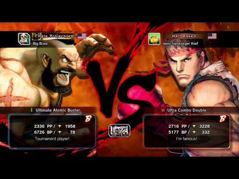 USF4 Big Boss (zangief) vs todoro (ryu)