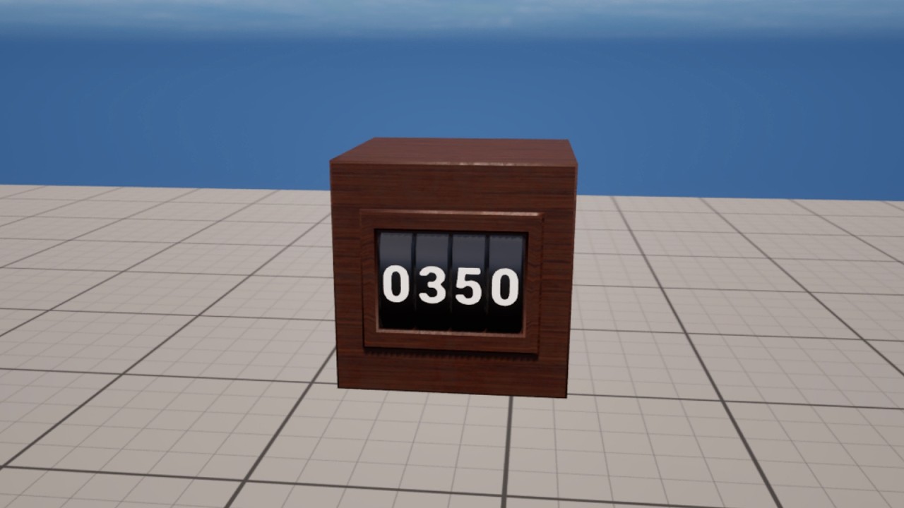 【UE5.4備忘録】ダイヤル式の鍵 Combination Lock