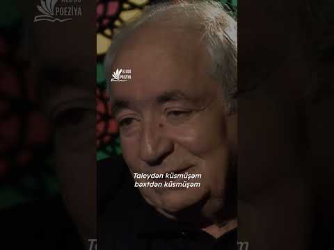 Vahid Əziz - "Küsülü Qala Bilmirəm" | #Şeir #Poeziya #VahidƏziz