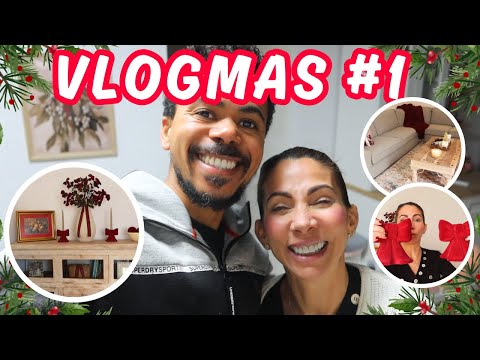 VLOGMAS #1 | HICE CAMBIOS EN EL HOGAR | Decoración Navideña del Salón