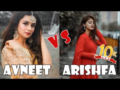 Arishfa Khan VS Avneet Kaur Tiktok videos compilation By Tok club