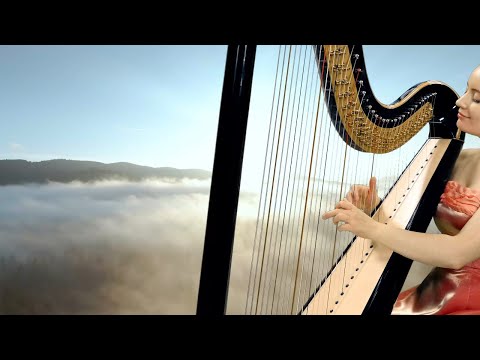Prelude No 1 by Johann Sebastian Bach 😌 Relaxing Classical Music on Harp