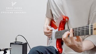 $750 mic makes us hear 99% of the actual sound of a cheap guitar+cheap amplifier+cheap cable.I wonder the camera price he uses to make this video. - The Cheapest Guitar Equipment in the World.