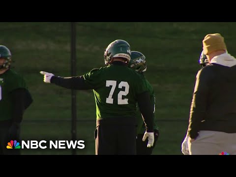 A 60-year-old cancer survivor is playing college football