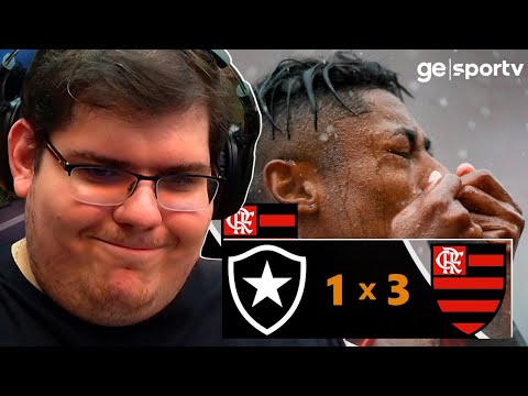 CASIMIRO REAGE A BOTAFOGO 1X3 FLAMENGO | MELHORES MOMENTOS | SUPERCOPA REI 2025 #casimiro