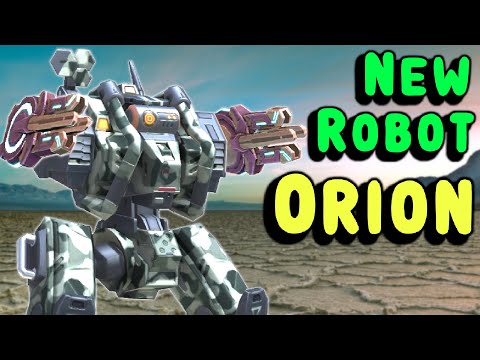 New Robot ORION with Disc Launcher Gameplay: Mech Arena MA