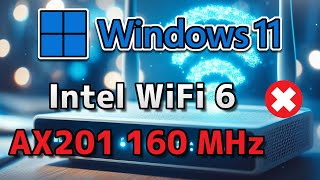Fix Intel WiFi 6 AX201 160 MHz Adapter Experiencing Driver or Hardware Problem Surface Windows 11/10