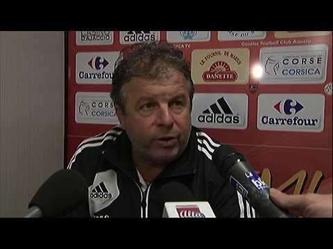Conférence de presse GFC Ajaccio - Chamois Niortais (2-2) / 2012-13