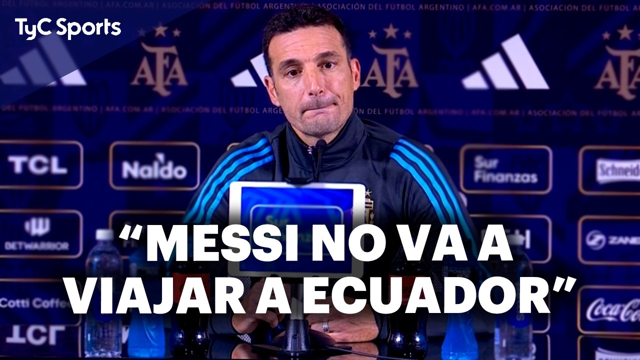 SCALONI en CONFERENCIA de PRENSA tras la GOLEADA de ARGENTINA ante VENEZUELA en el MONUMENTAL 🇦🇷⚽