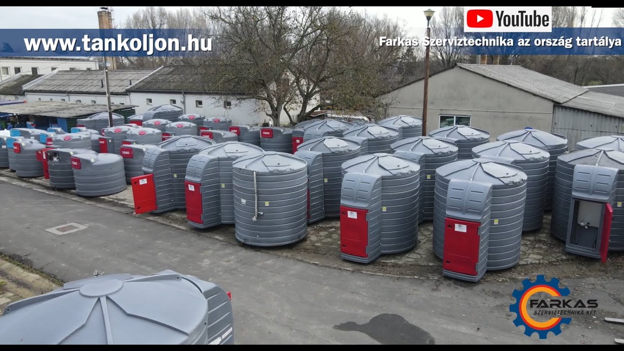 Vypredané! Studňa na naftu 10 000 litrov, nádrž na naftu s HORNÝM PLNENÍM