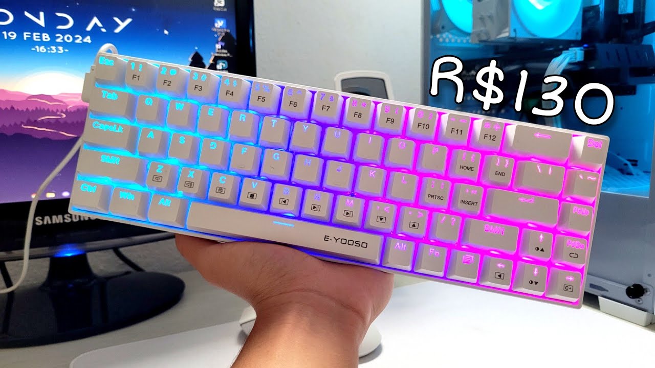 Um dos Melhores Teclados Custo Benefício do Aliexpress (E-YOOSO Z686) - seven