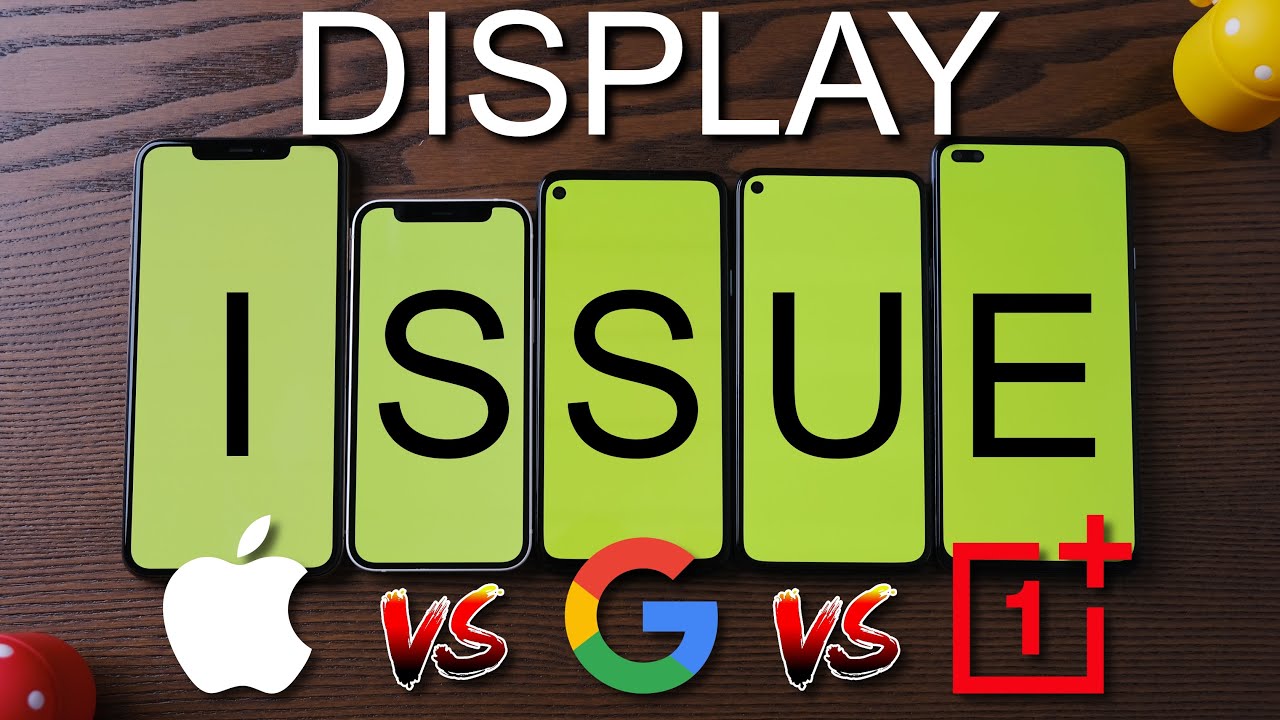 Ultimate Display Comparison: iPhone 12 vs Pixel 4a vs Pixel 5 vs OnePlus Nord - Major Issues!?
