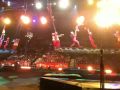 Circus Acrobats On Swinging Platform