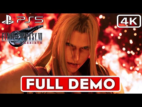 Final Fantasy VII Rebirth (PS5) 4K 60FPS HDR Gameplay - (Full Demo) No Commentary