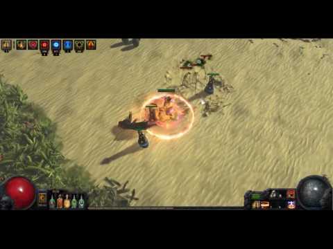 300/18 MF  Righteous Fire - Solo culler + party culler - 3 totem shockwave