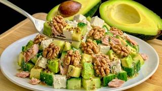 Salad Alpukat dan Kenari, Perpaduan Lembut dan Renyah yang Praktis Dibuat