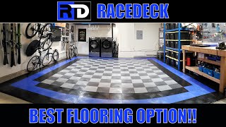 RaceDeck Garage Floor Installed!! *Such a HUGE Upgrade*