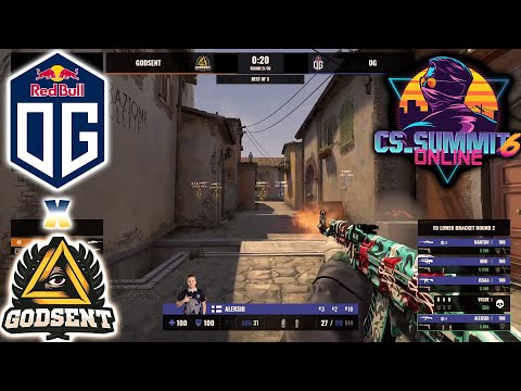 🇪🇺 OG vs 🇪🇺 GODSENT INFERNO (Map1) HIGHLIGHTS - cs summit 6