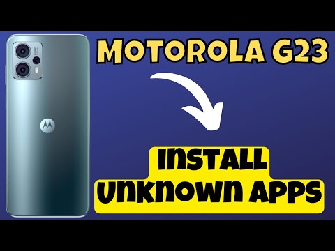Motorola Moto G23 How to install Unknown Apps