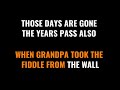 Isla Grant - Grandpa's Fiddle - AMP Karaoke