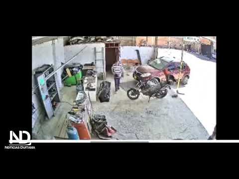 AHORA: La persona ingresó al taller, vigiló y logró llevarse una pulidora que se encontraba en