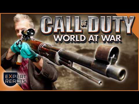 Firearms Expert Reacts to Call of Duty: World at War Guns | EXP