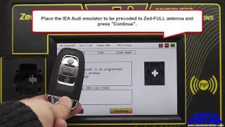 AUDI A4 A5 Q5 LOST KEY SITUATION WITH IEA MADE AUDI SMART EMULATOR KEY