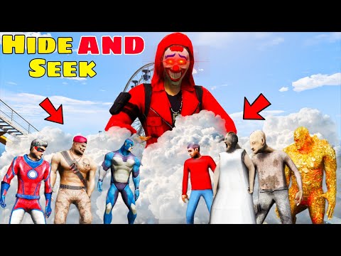 Red Criminal Playing Hide And Seek With Rope Hero Tipson Superhero Granny GtaV | Rope Hero Vice Town