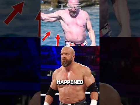 WHAT HAPPENED TO TRIPLE H'S PHYSIQUE?! 😨 #wwe
