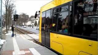 preview picture of video 'Strausberg, Flexity 0041 und KT8 23'