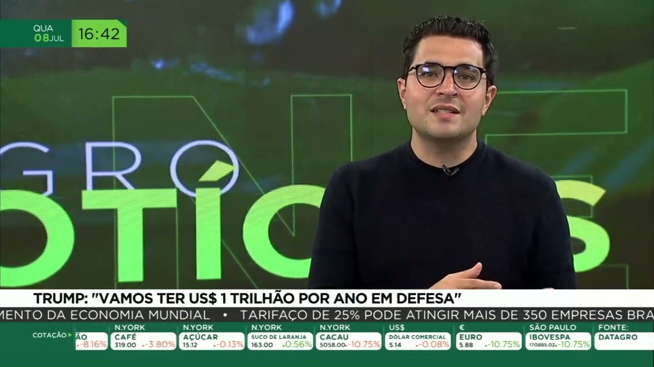 Trump volta a defender política tarifária e aumento dos investimentos bélicos pela OTAN