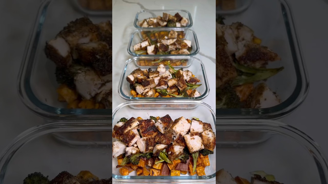Chicken and Broccoli Sweet Potato Bowls