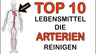 TOP 10 Lebensmittel die Arterienablagerungen umkehren und Herzinfarkte vorbeugen