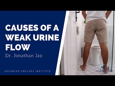 Causes of a Weak Urine Flow - Dr. Jonathan Jay