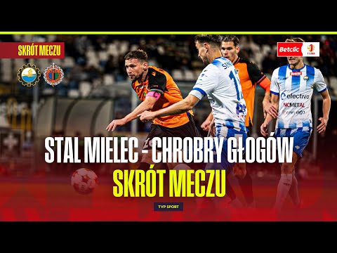 SHORT: STAL MIELEC - CHROBRY GŁOGÓW. BETCLIC 1 LIGA - ROUND 12