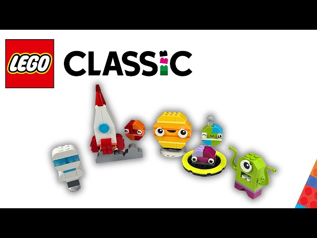 Vídeo relacionado con LEGO Classic Planetas Espaciales Creativos, Juguete del Sistema Solar, Juego de Construcción con Cohete Lanzadera, Regalo para Niños y Niñas de 5 Años en Adelante y Pequeños Astronautas 11037