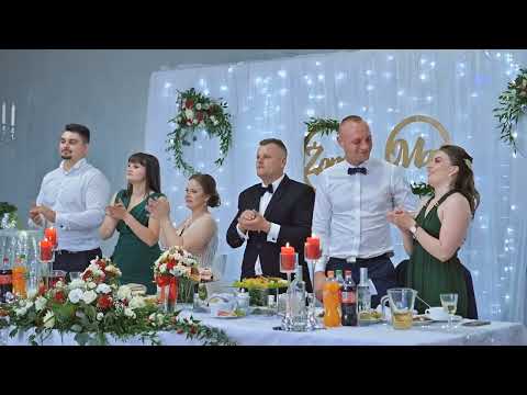 ZESPÓŁ AKSEL RAWA MAZOWIECKA ZABAWA WESELNA ZA  STOŁAMI