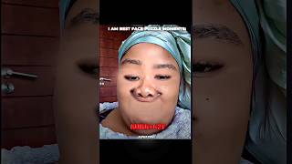 Other with face puzzle filter vs this child at the end ☠️