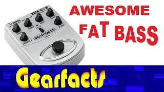 Video thumbnail for Behringer Bass BDI21. Muddy bass to bright, boosted power! by Gearfacts